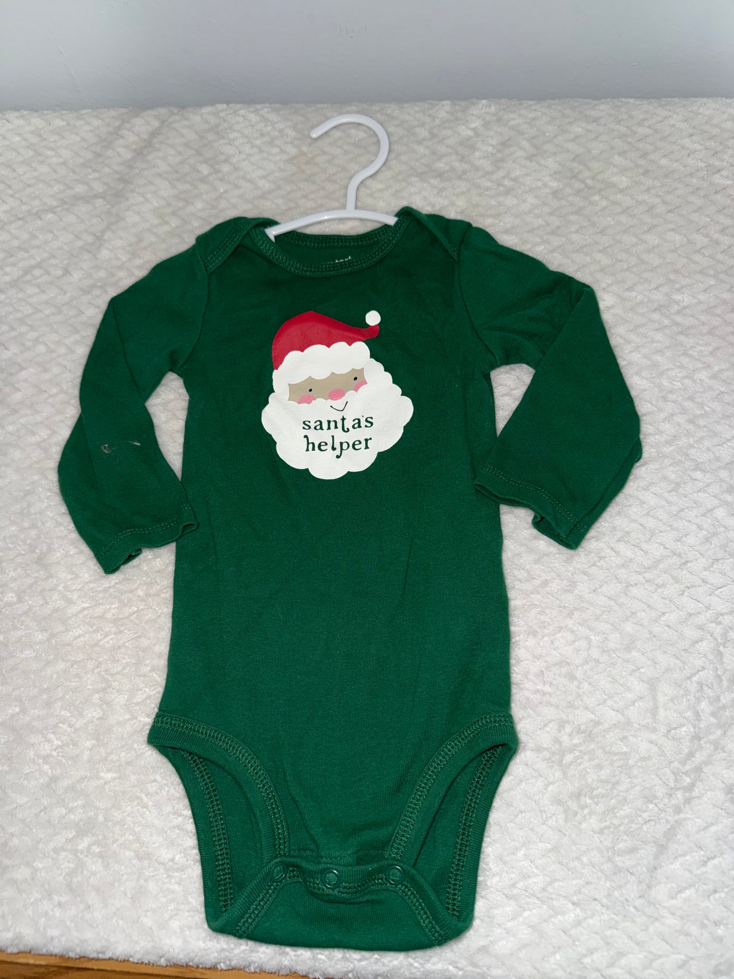 Santa Onesie 12m