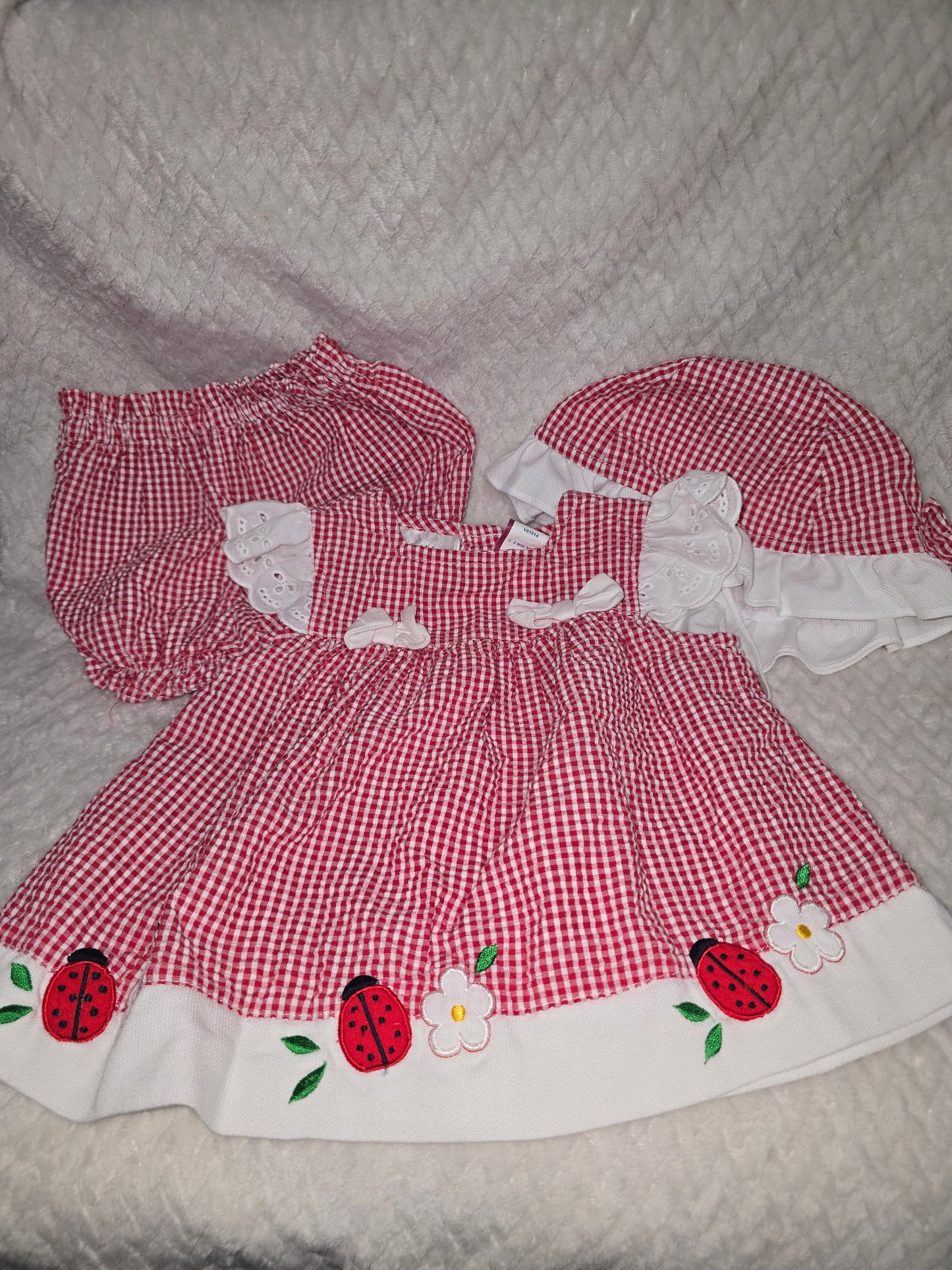 Girl 3 piece 3-6m