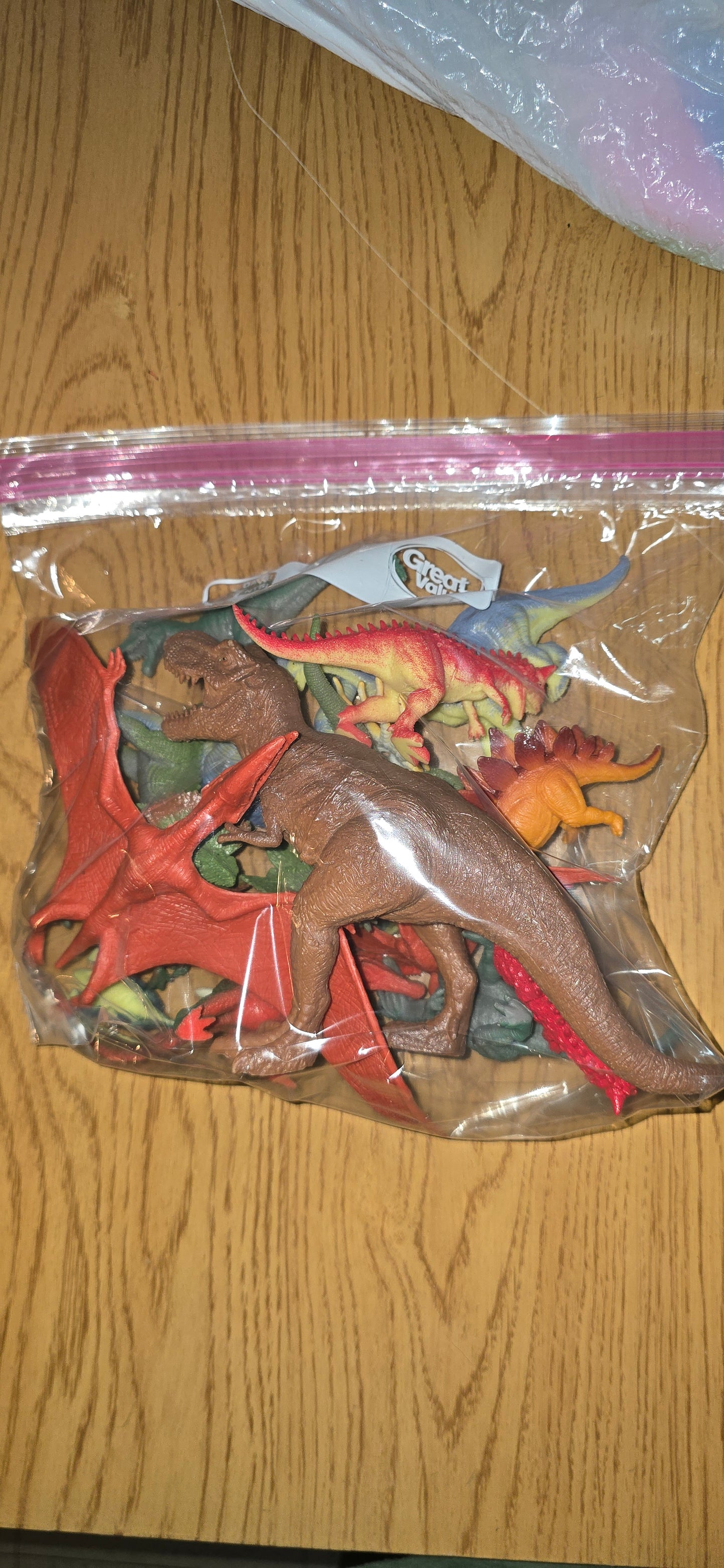 Bag of dinosaurs