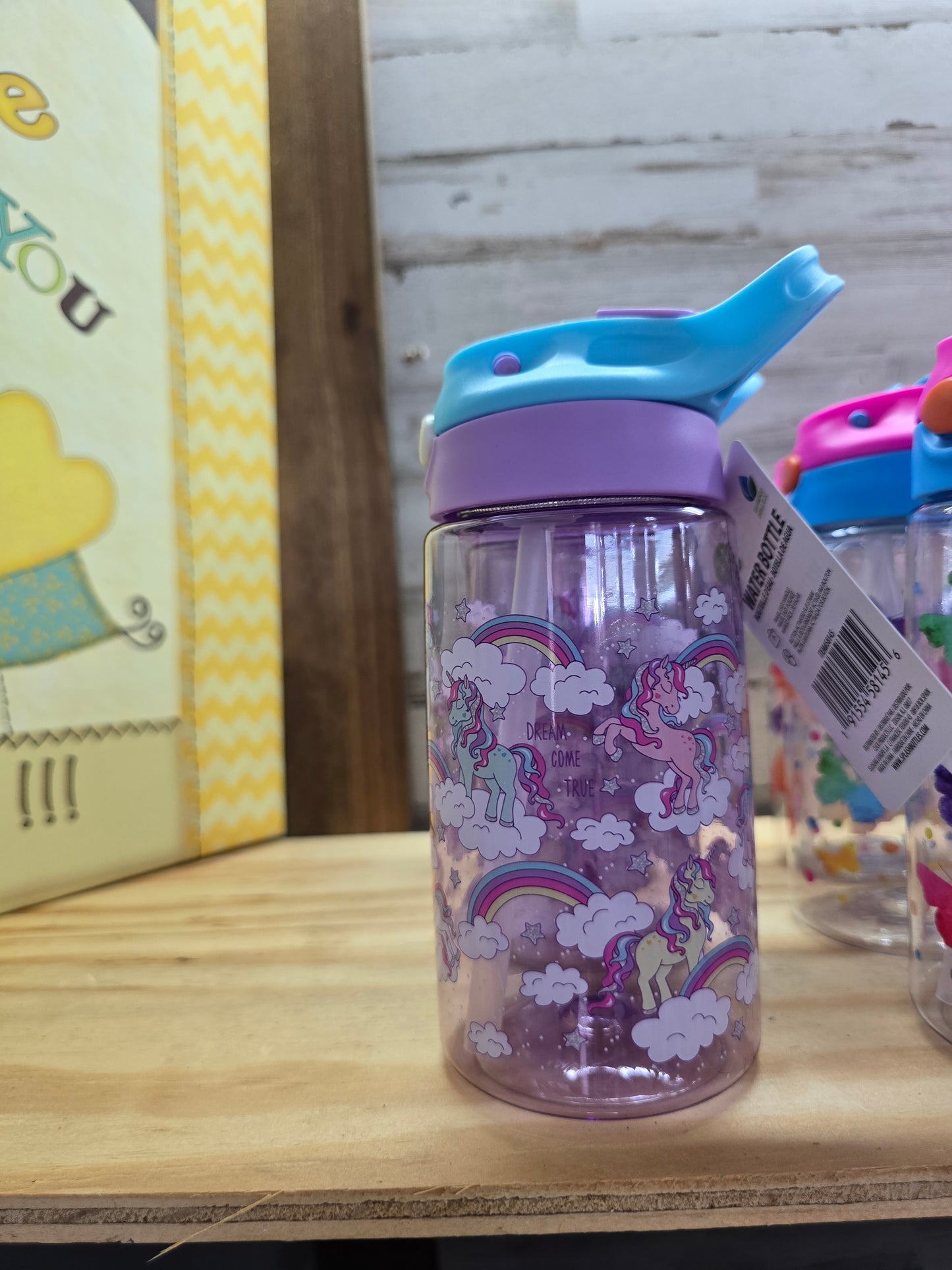 girl rainbow water bottle