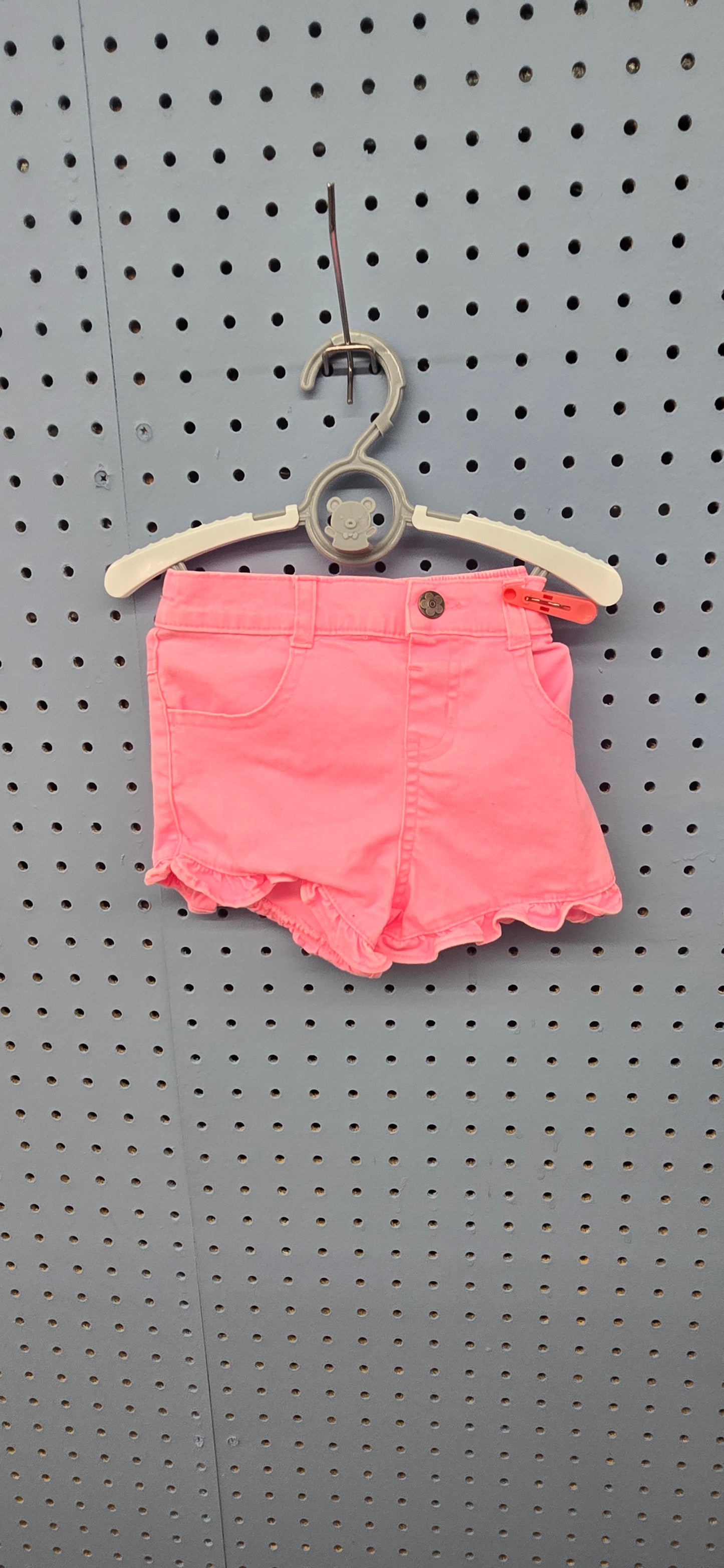 Girl pink shorts 18m