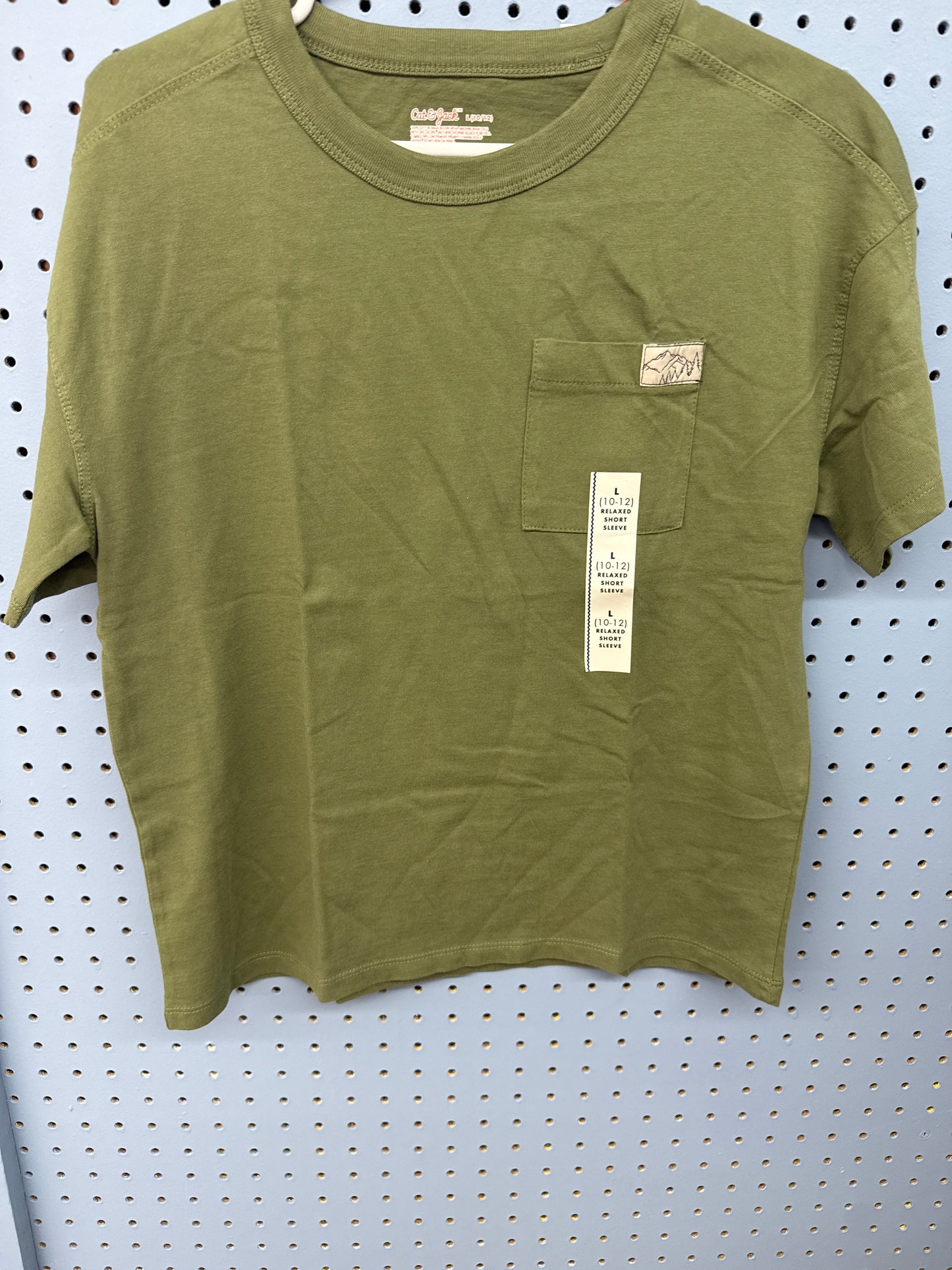 NWT Green Pocket T 10/12