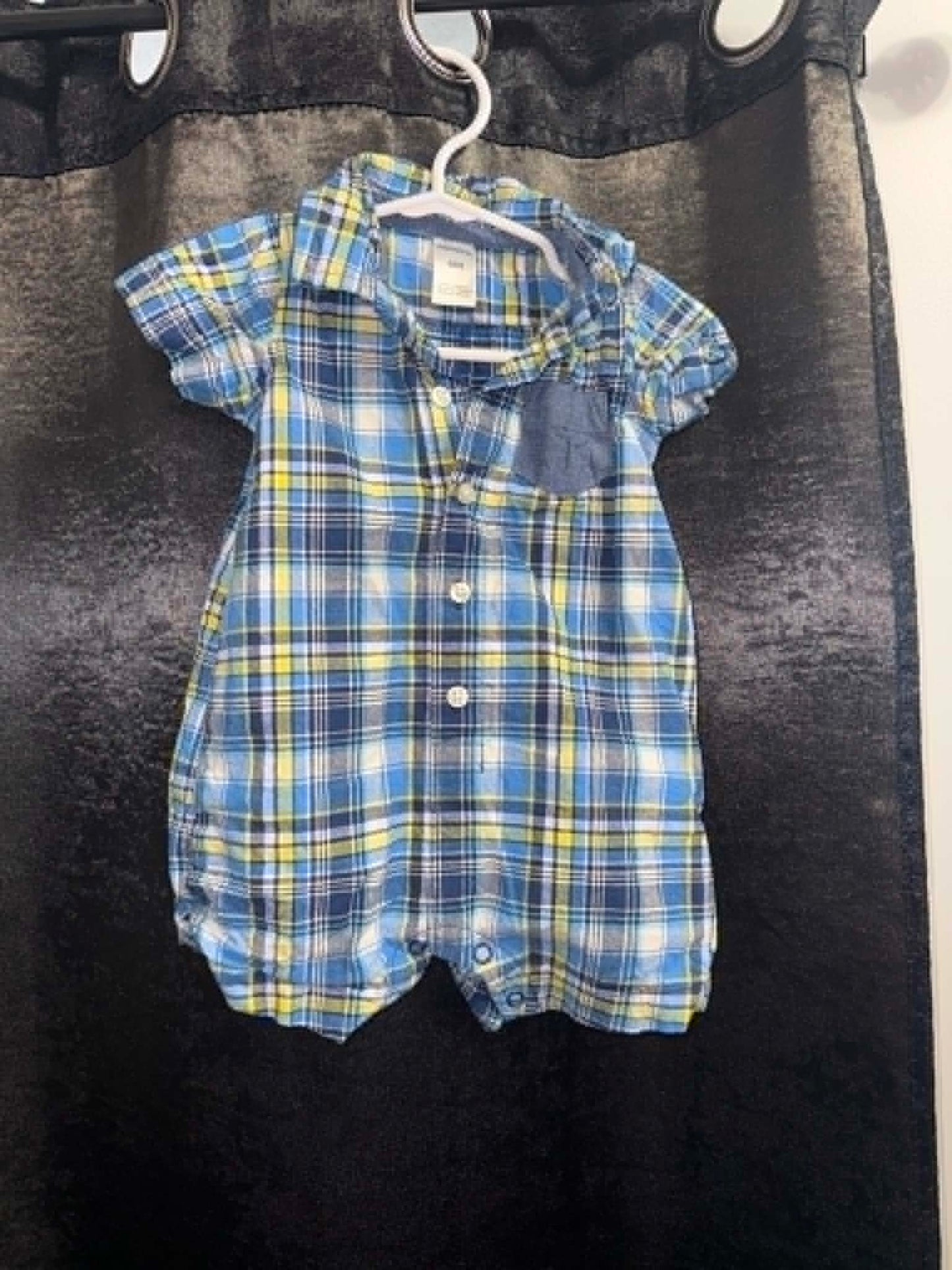 Plaid One Piece 6m