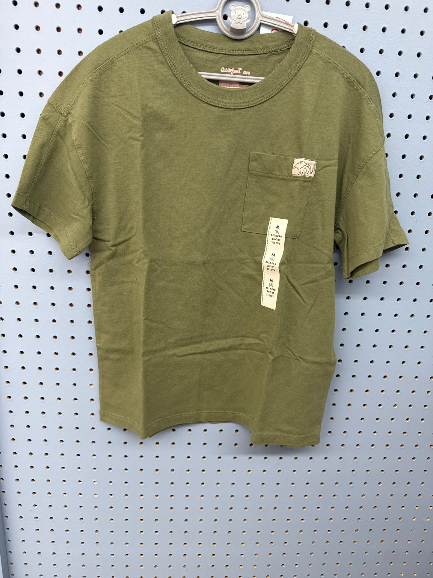 NWT Green Pocket T 8
