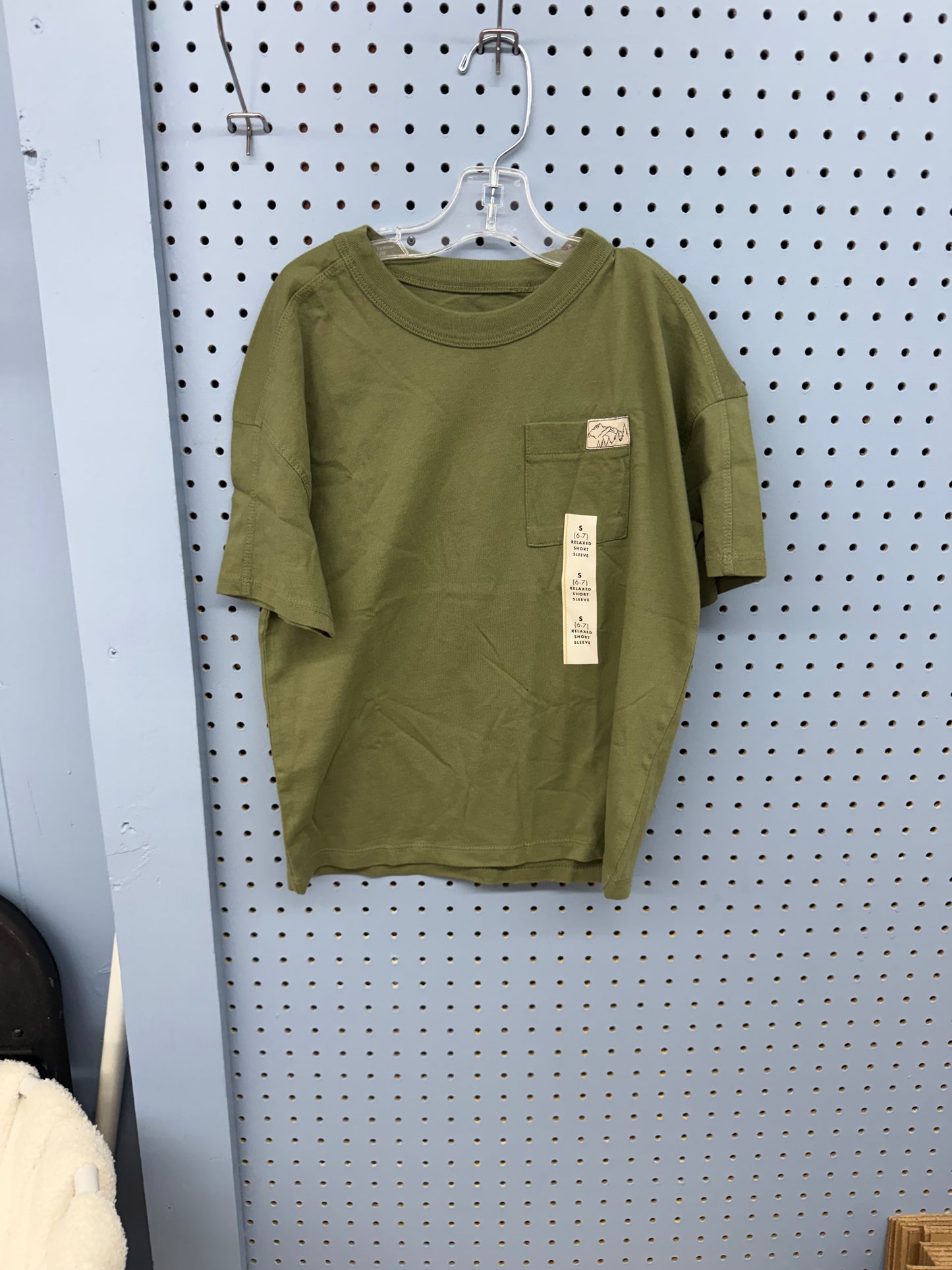 NWT Green Pocket T 6/7