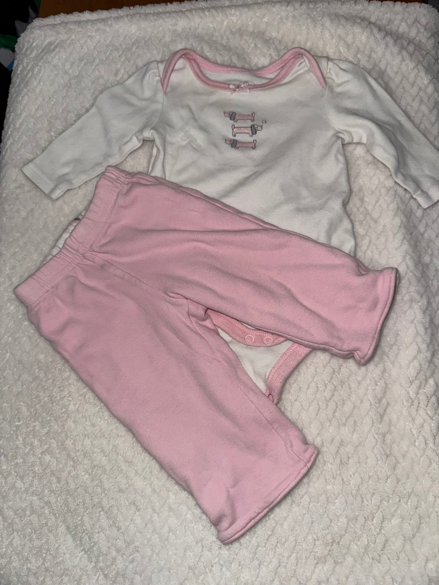 Girls 2pc set 0/3m