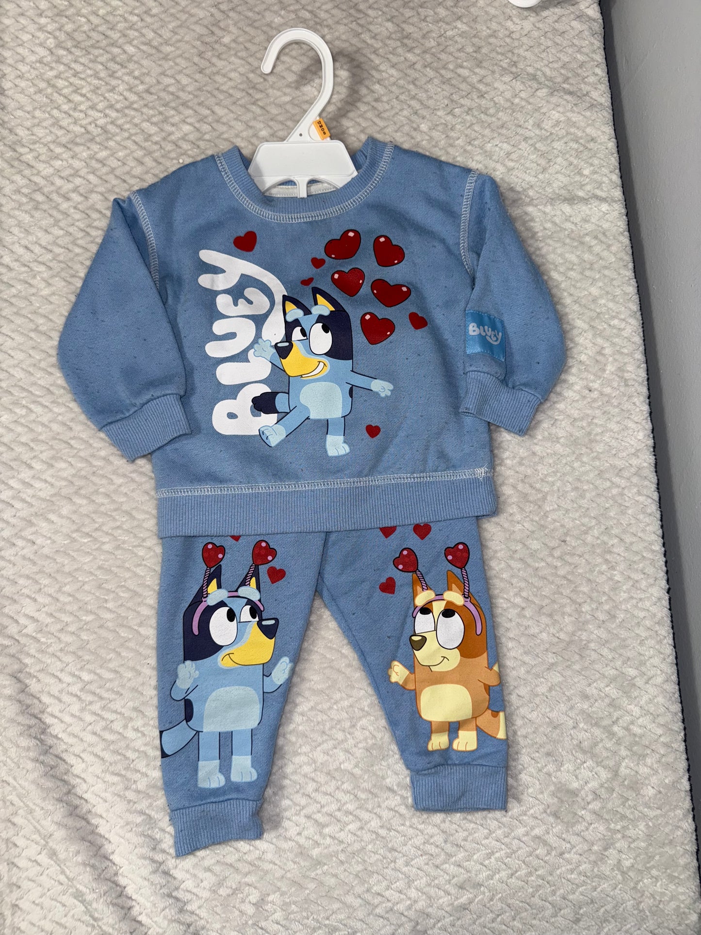 2 Piece Bluey Outfit 12m