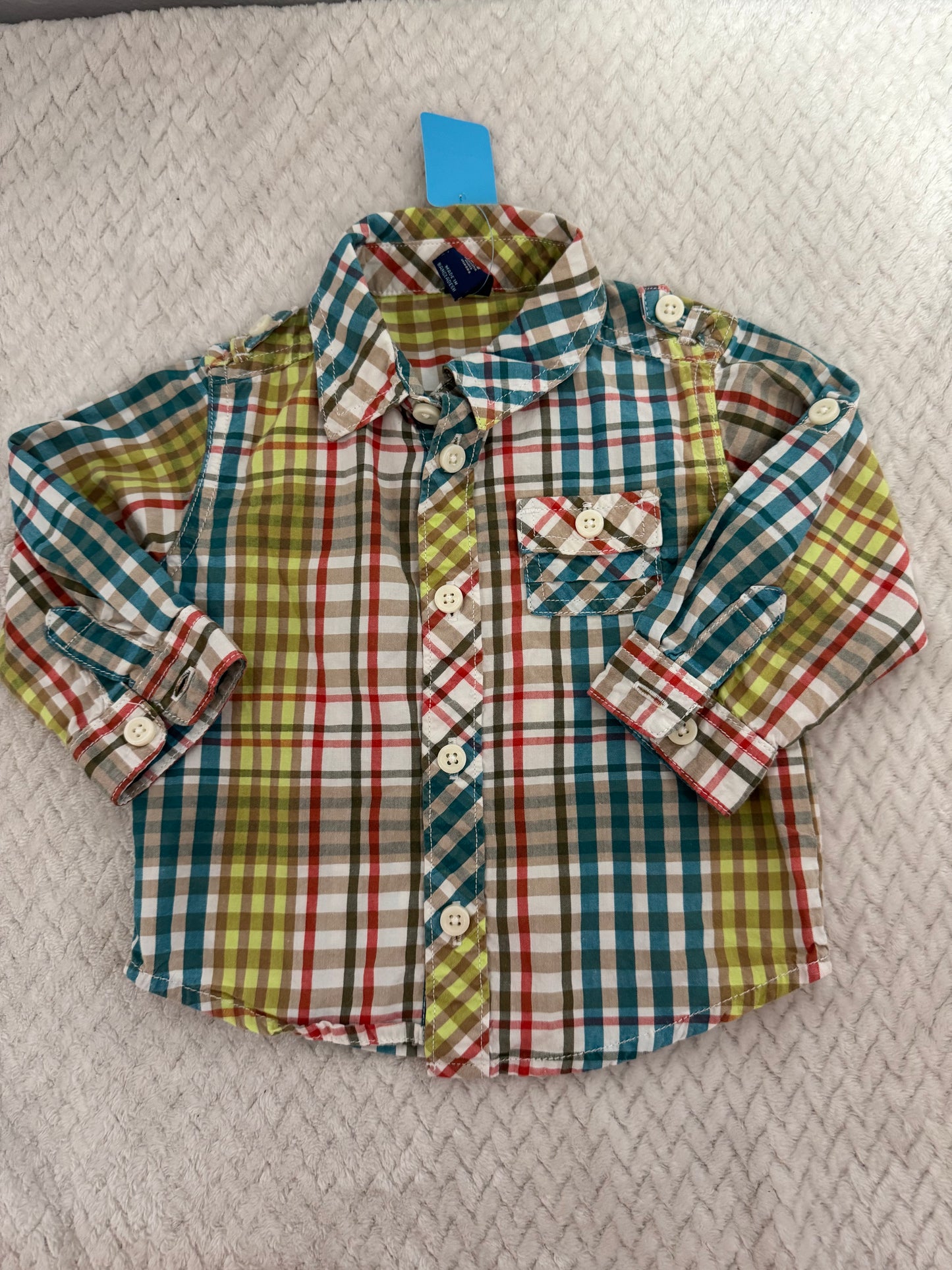 Boys long sleeve 6/12m