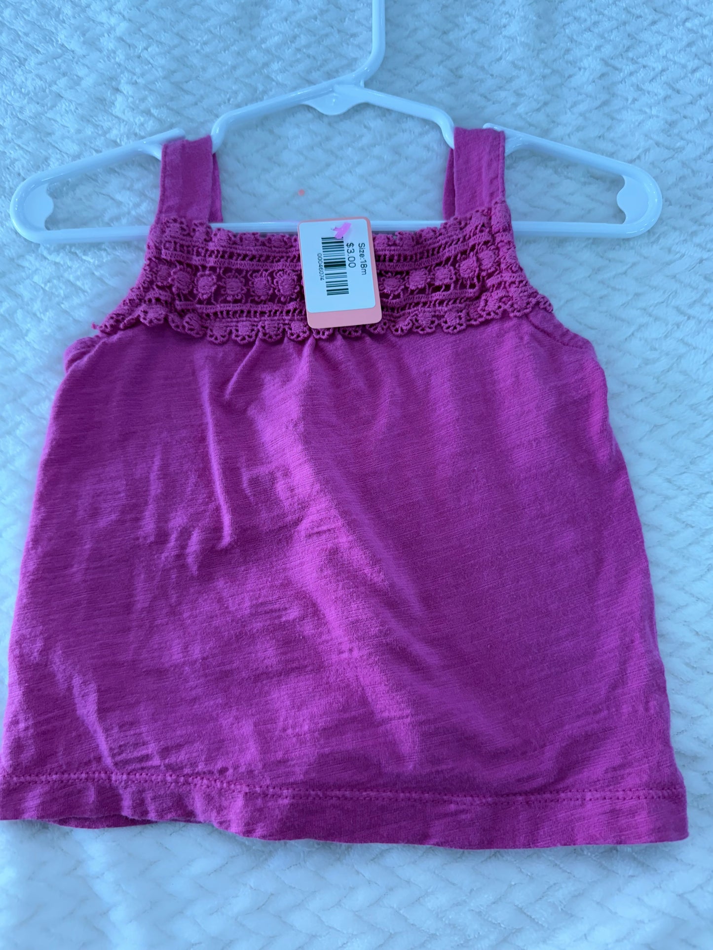 Girl size: 18m
