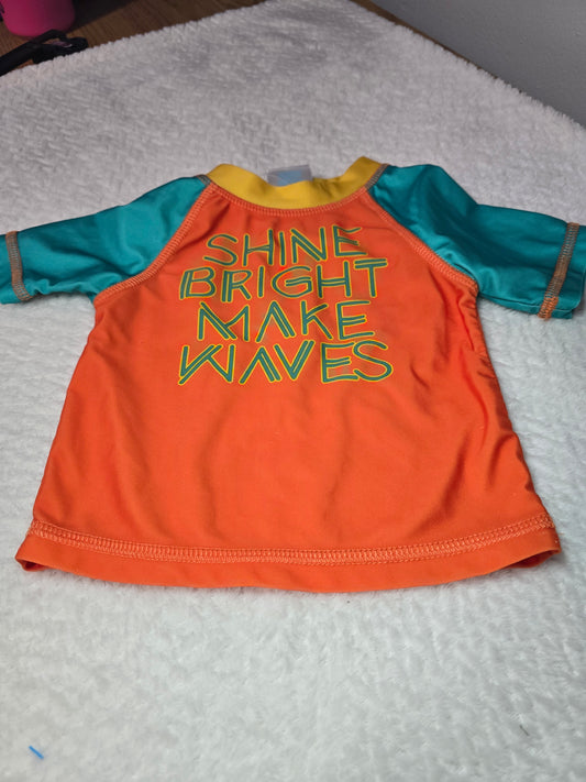 Boy swim shirt 12m