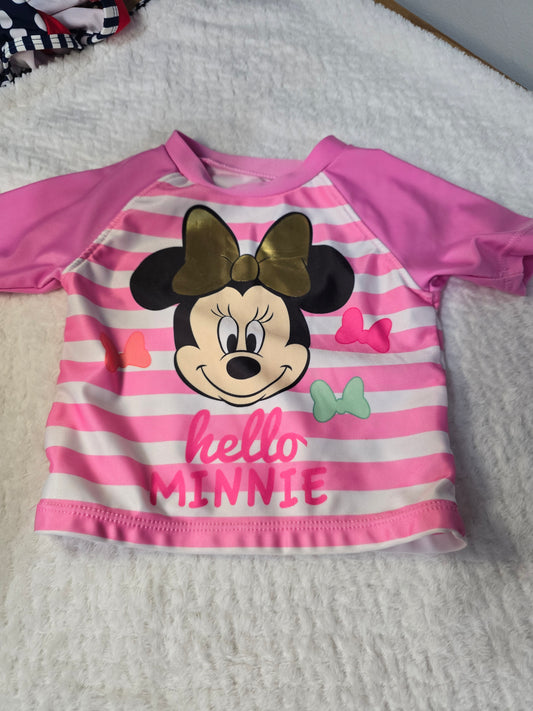 Girl swim shirt 6/9m