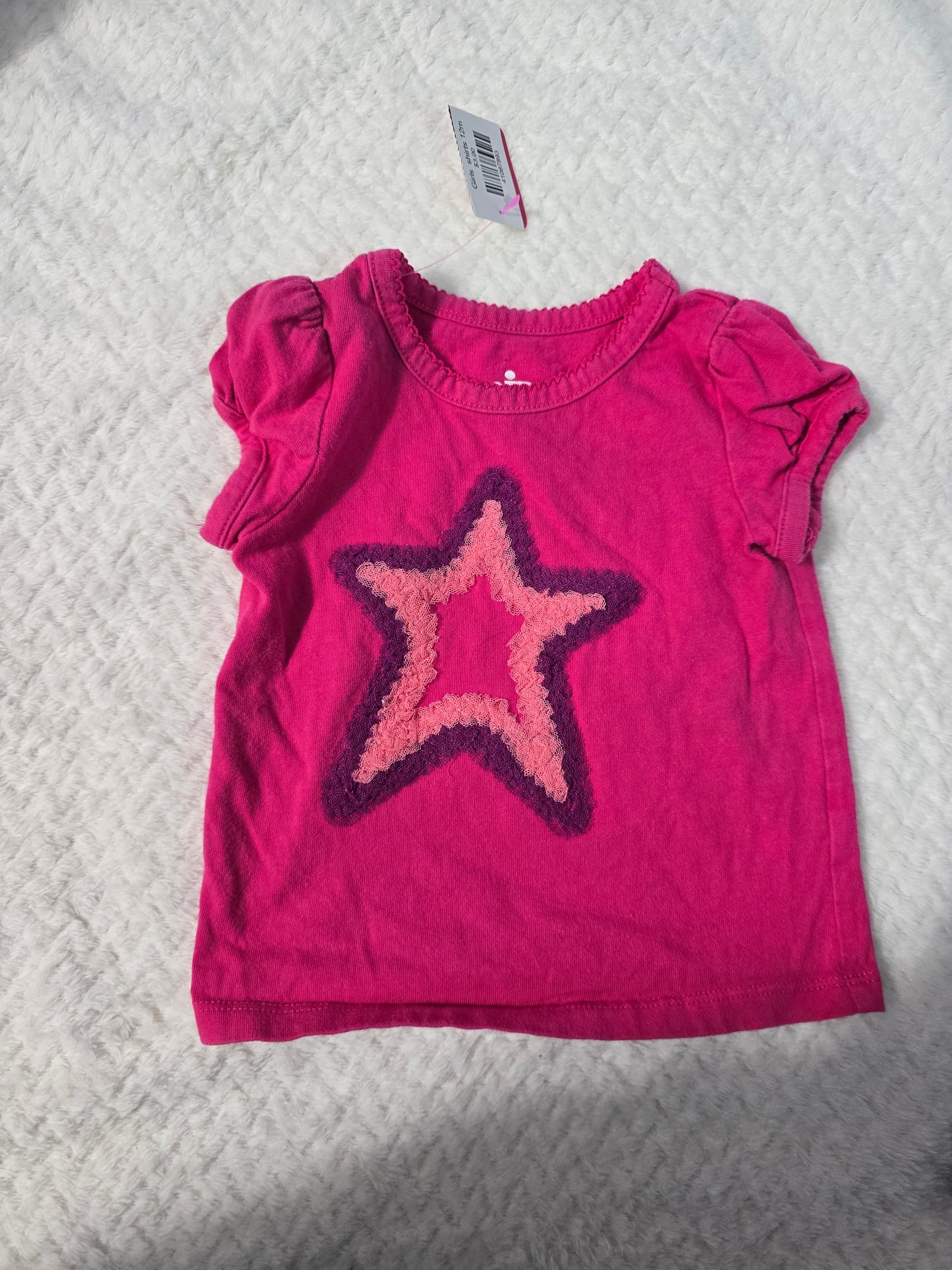Girls  shirts 12m