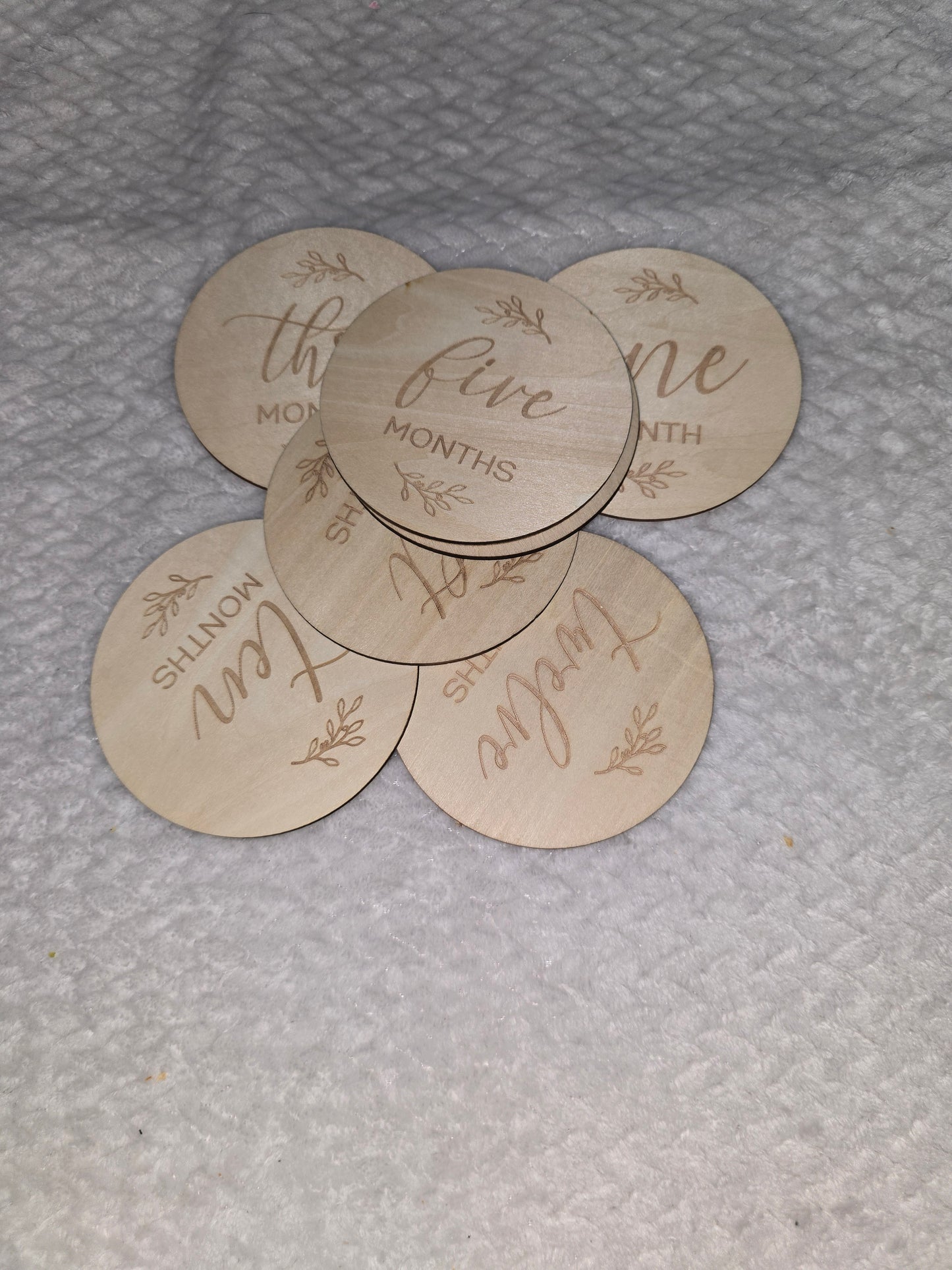 1 month to 12 month circles