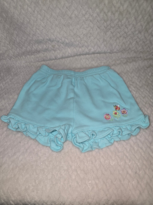 Girl shorts 3-6m
