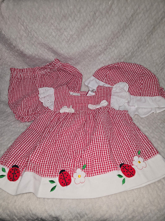 Girl 3 piece 3-6m