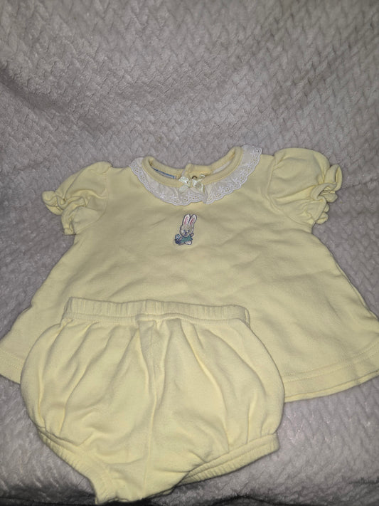 Girl 2piece 3-6m