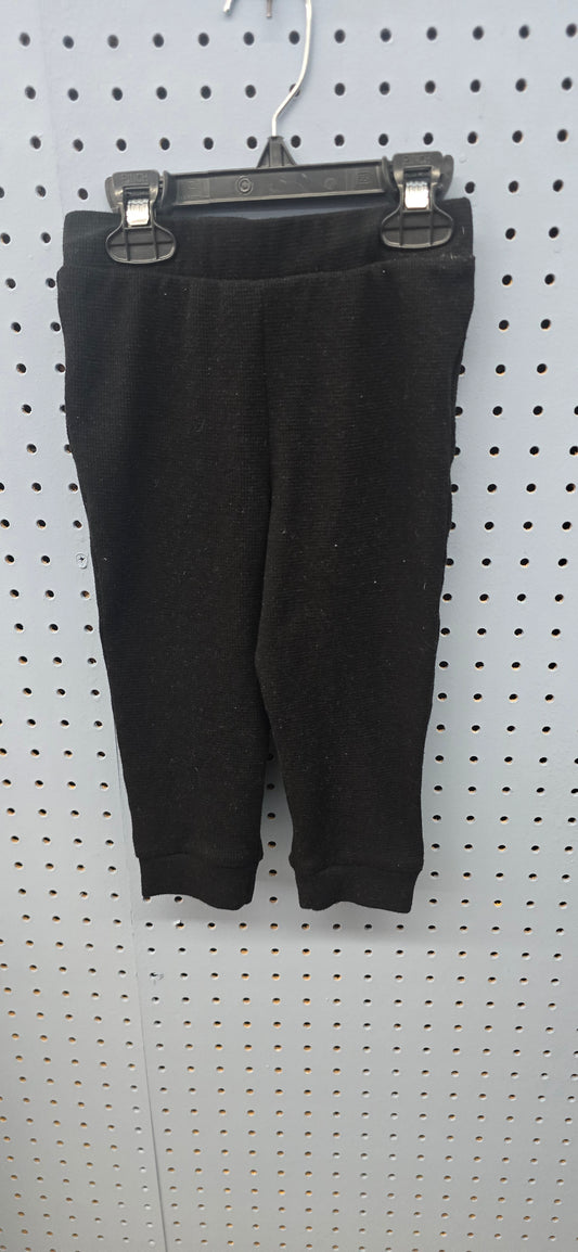 Waffle black pants 24m