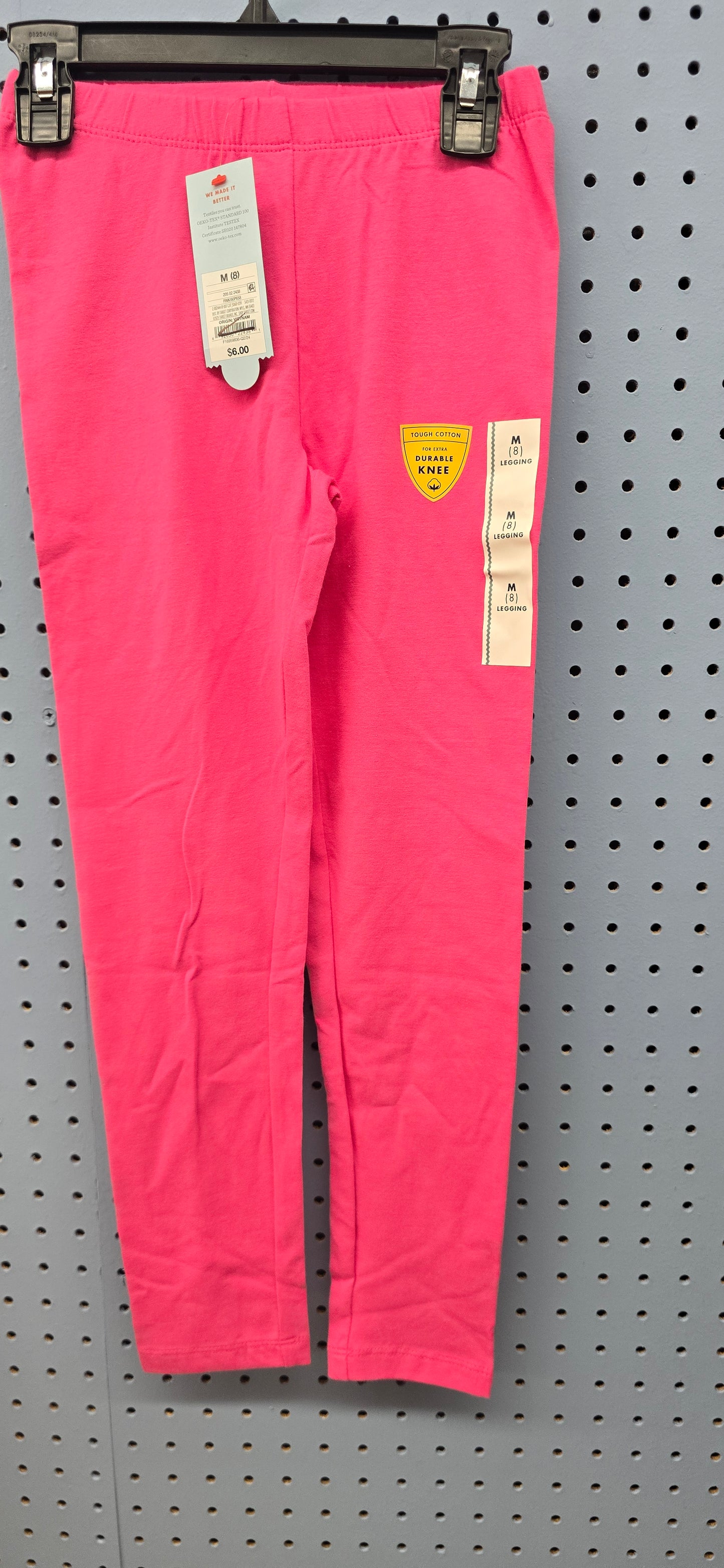 Pink leggings size 8