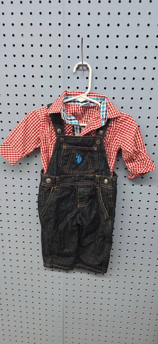 Boy overalls 6-9m