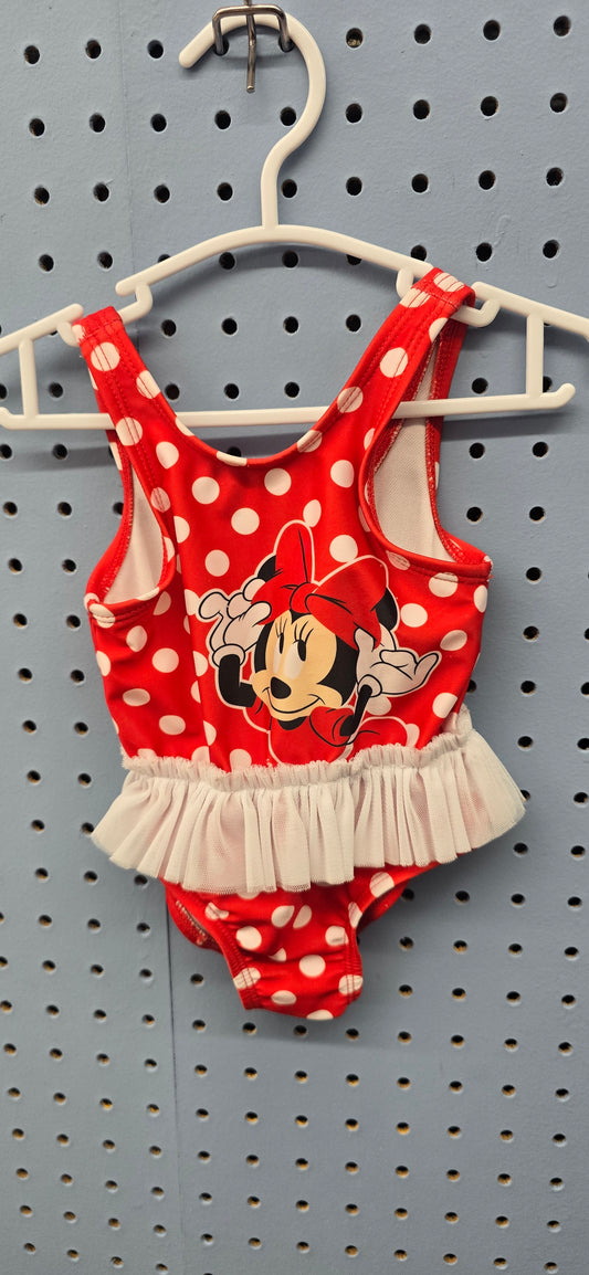 Minnie mouse swimsuit 0/3m