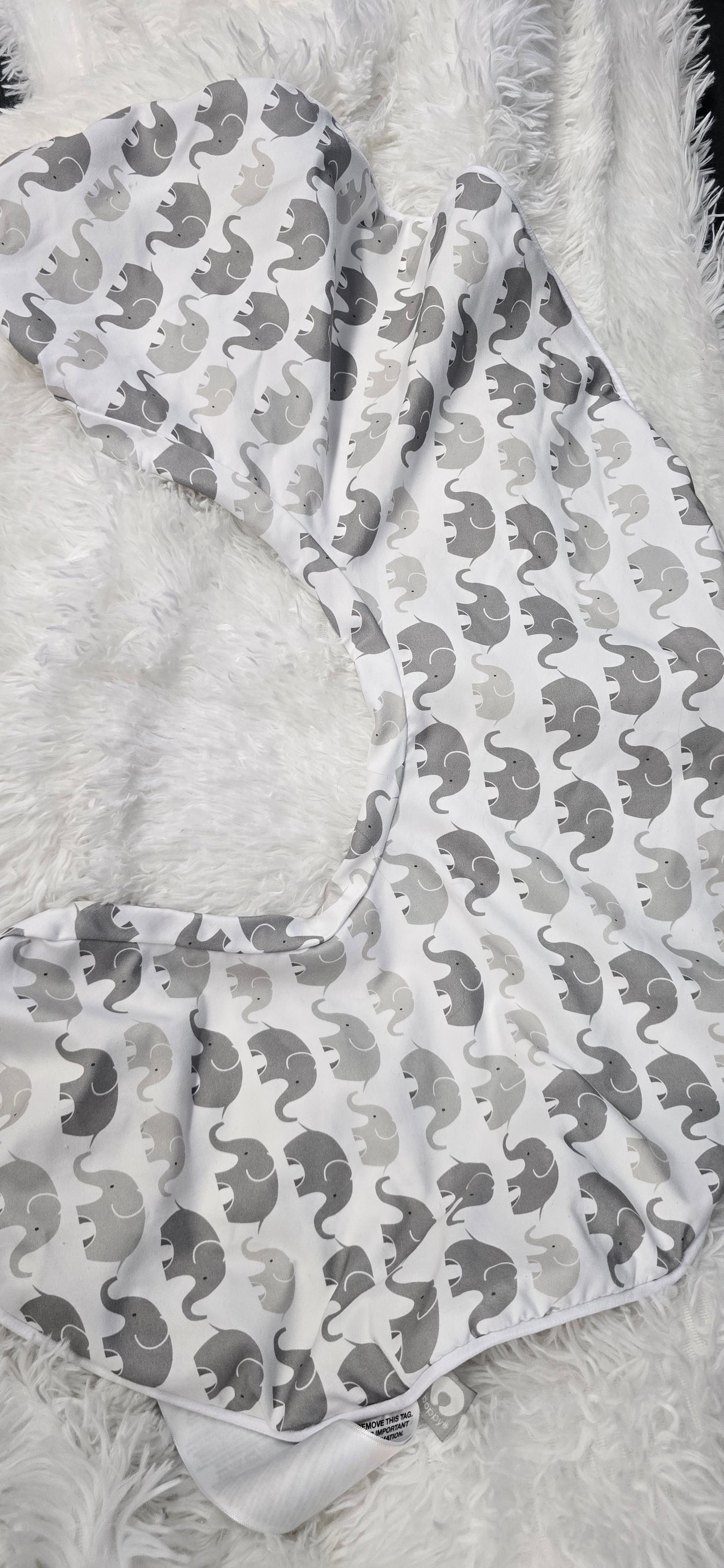 Elephant Boppy pillow cover