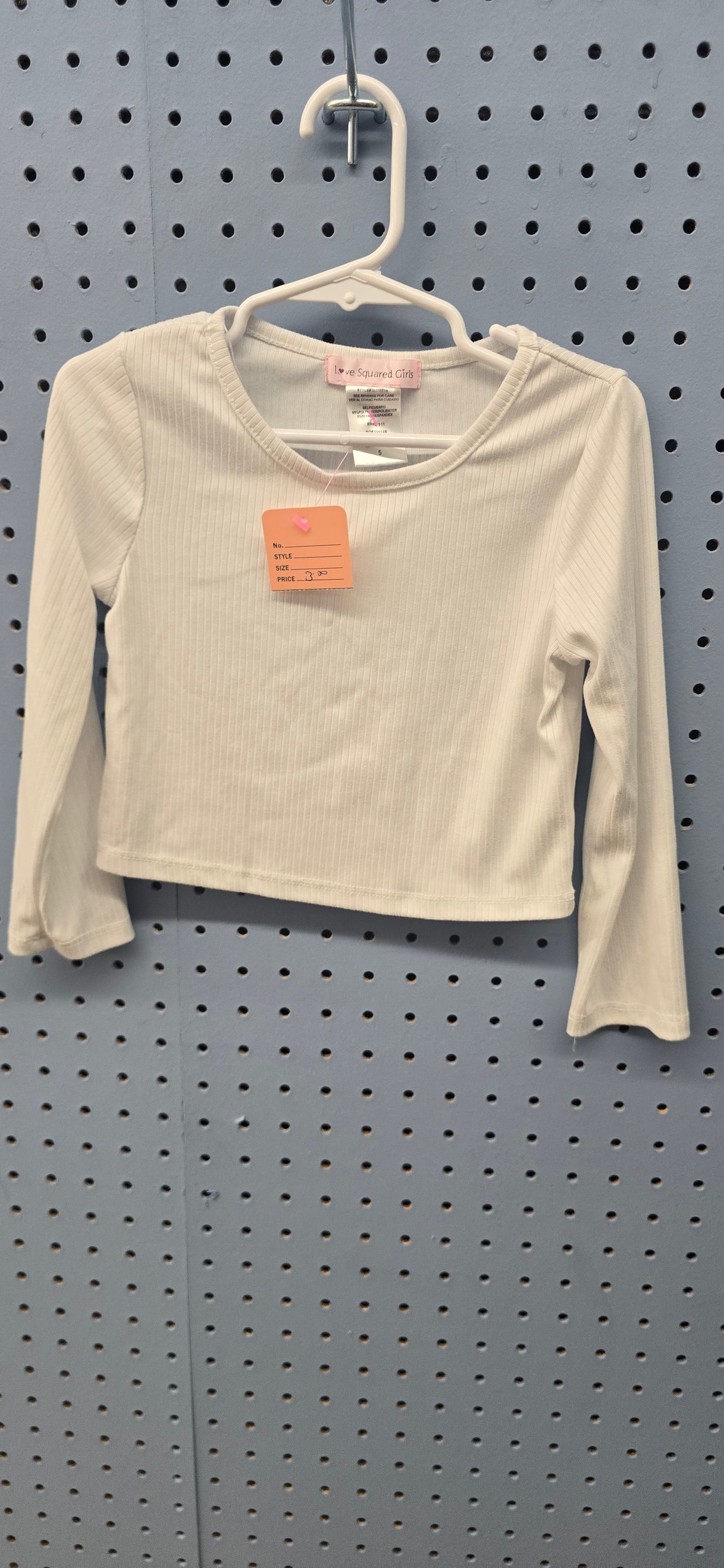 White shirt size 5