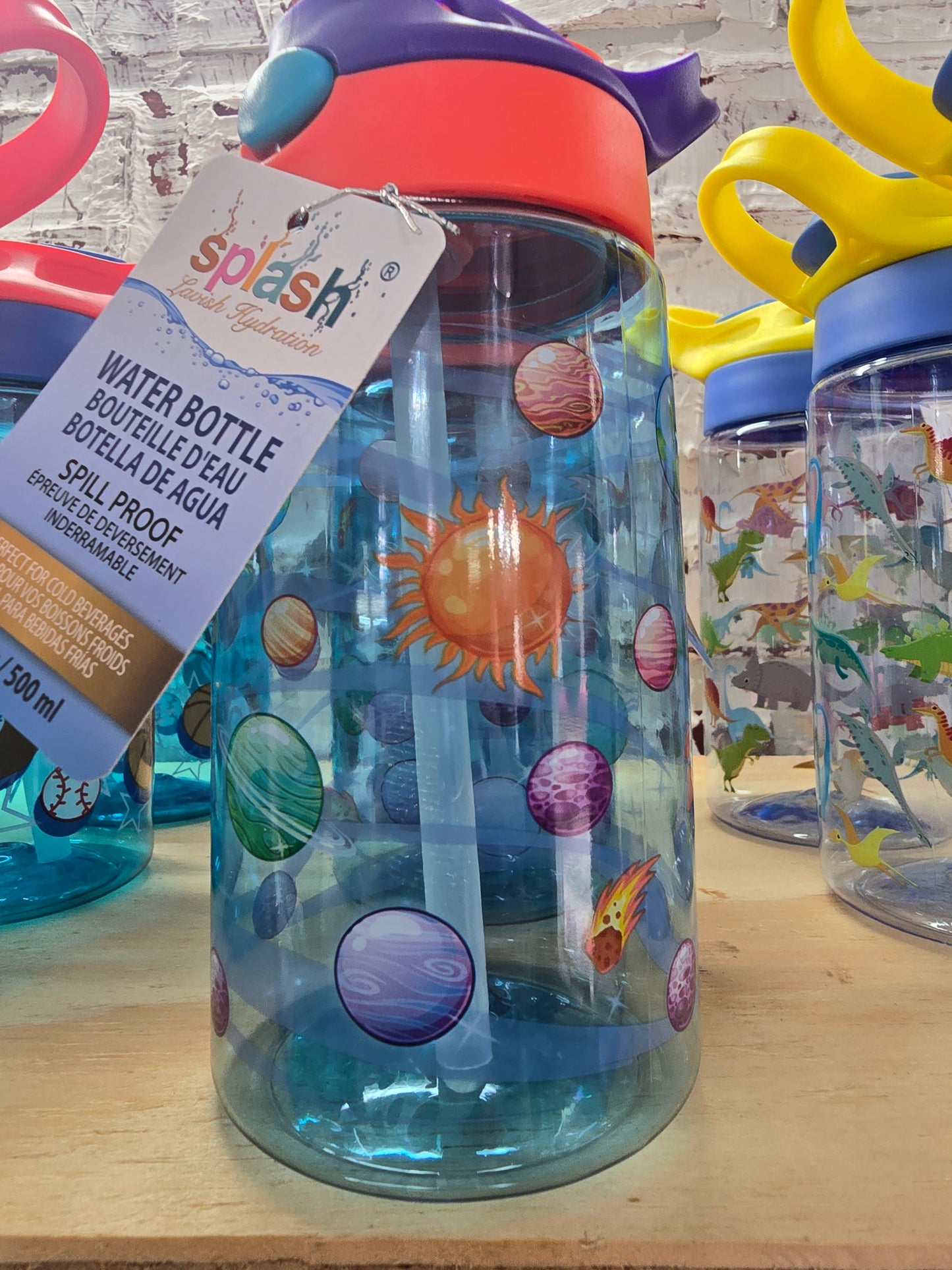 boys space Water bottle
