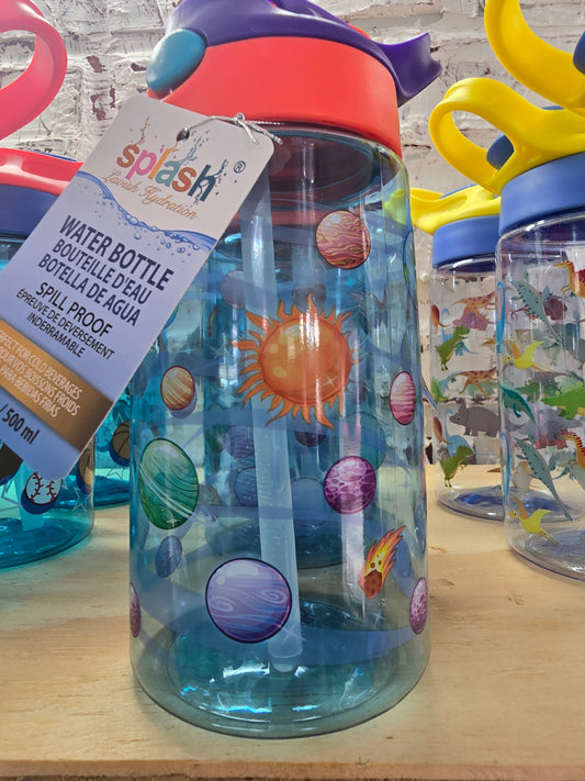 boys space Water bottle