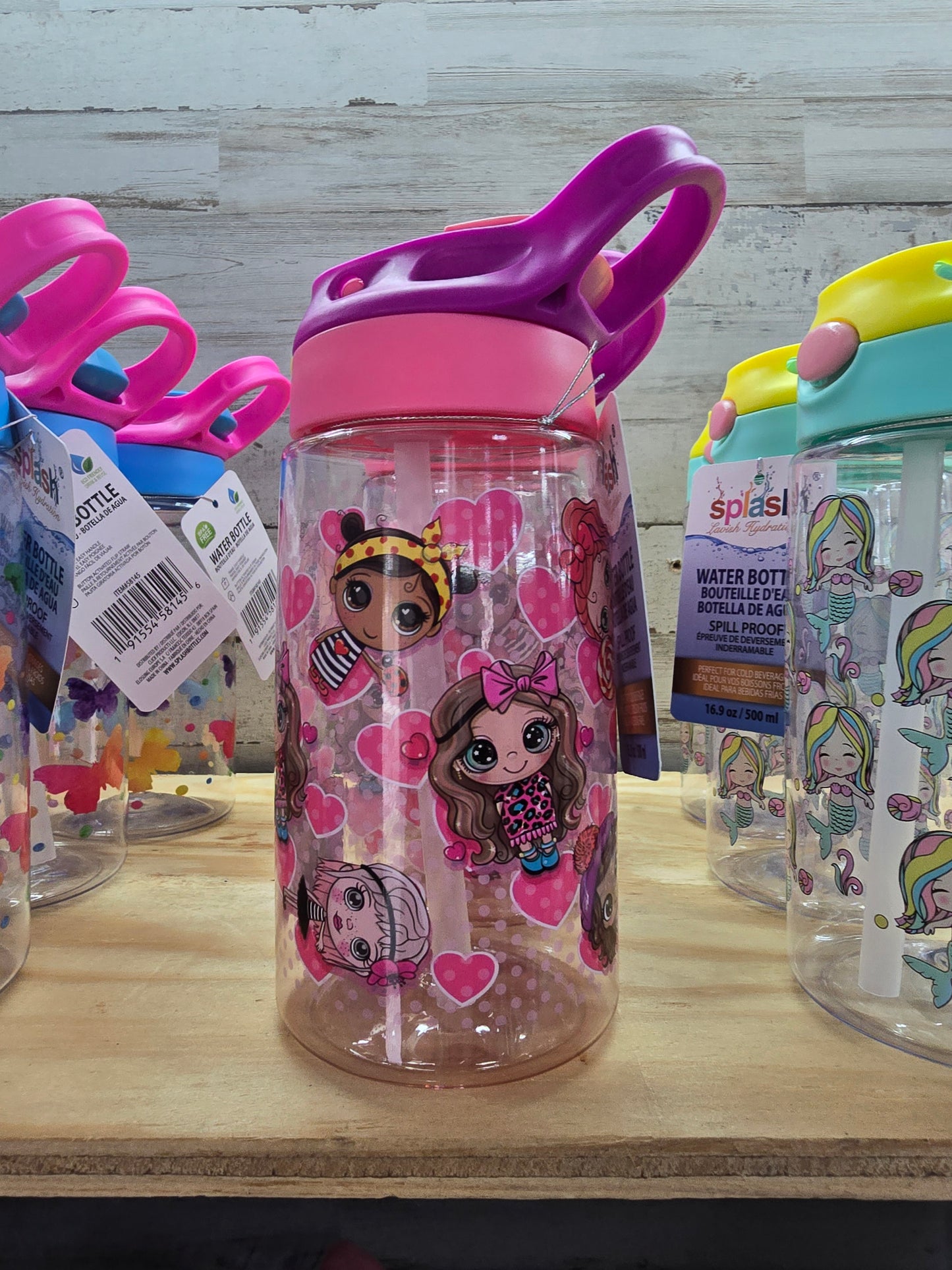 girl dolls water bottle