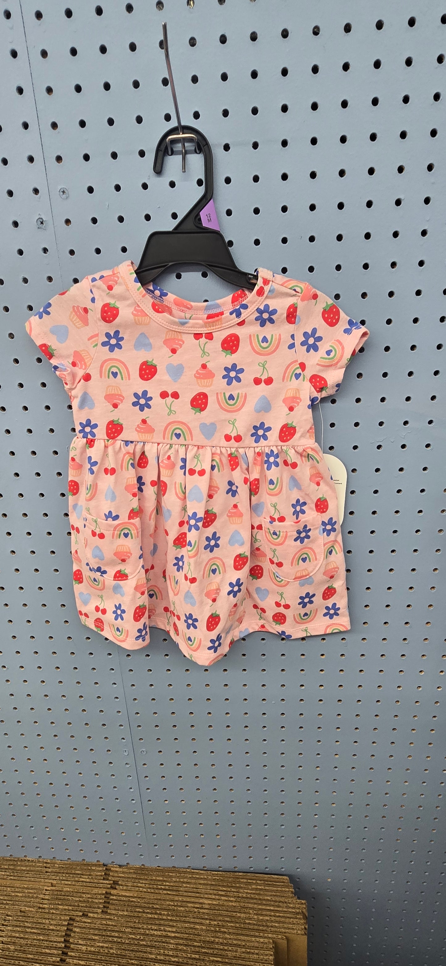 Pink dress 12m