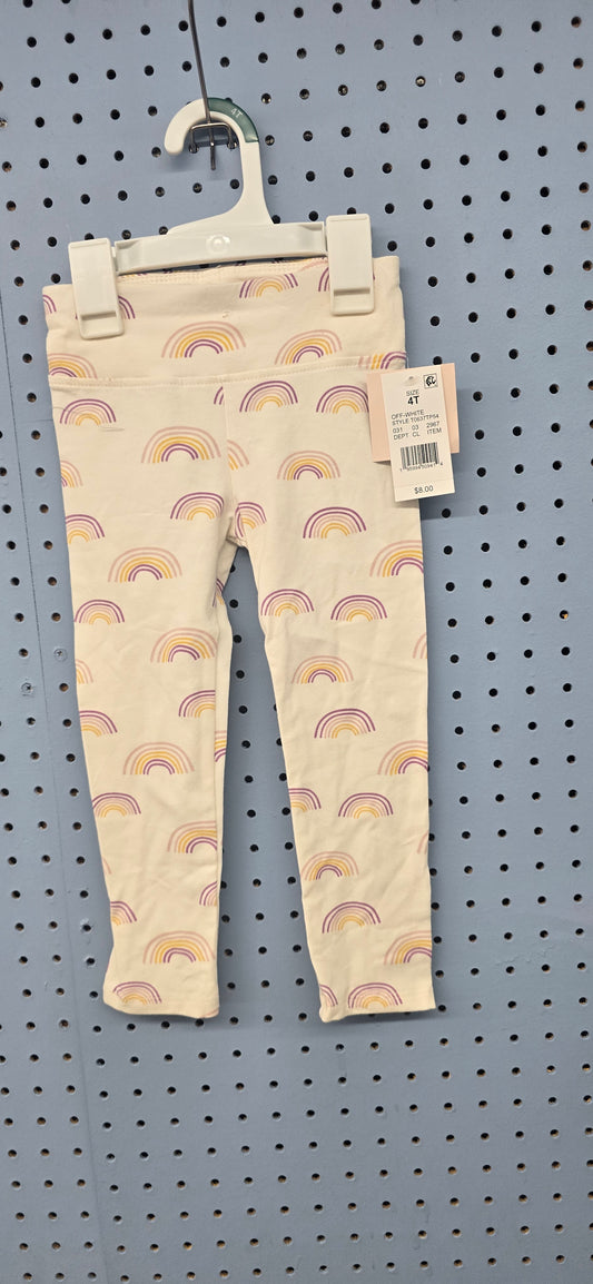 Rainbow leggins 4t