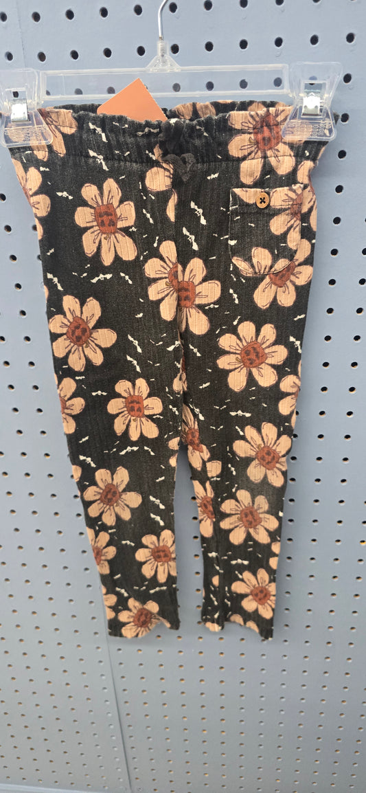 Flower leggins 4t