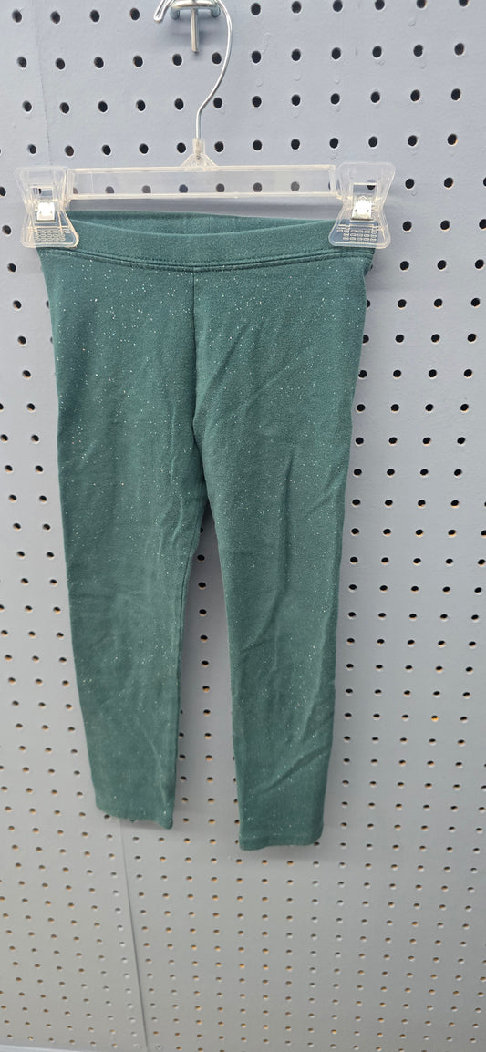 Blue sparkle leggins 4t