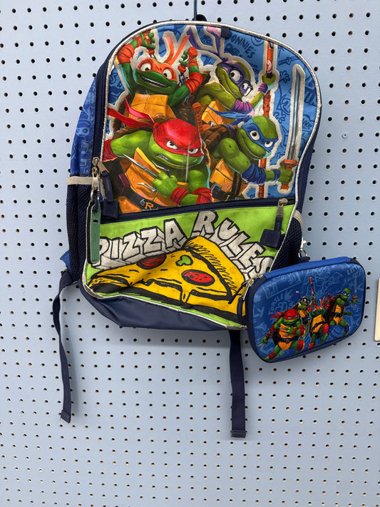 Ninja Turtle Backpack/Pencil Pouch