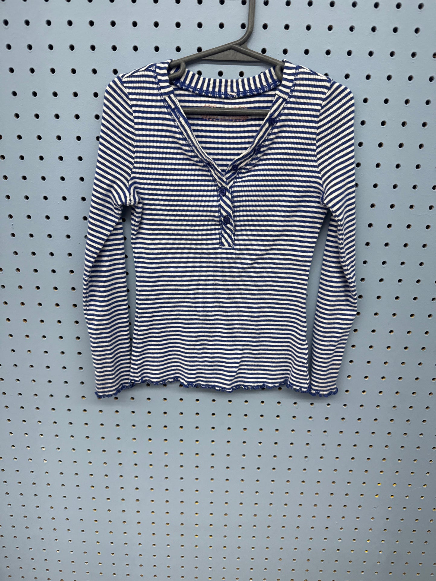 Blue & White Long Sleeve S