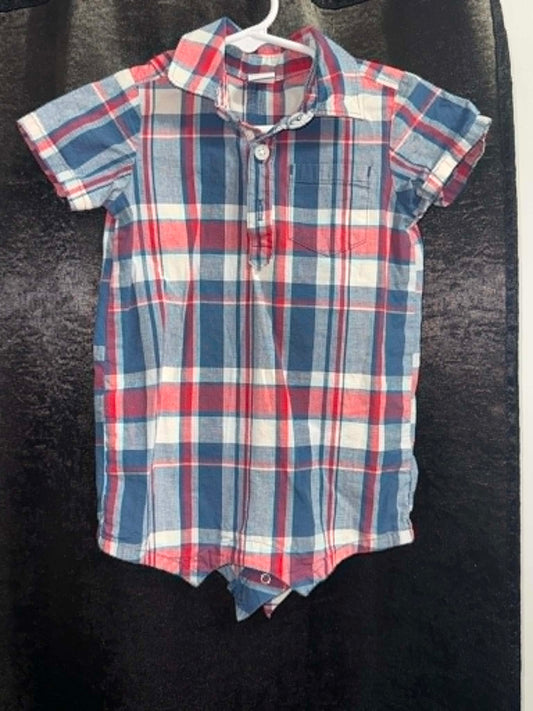 Plaid One Piece 6/12