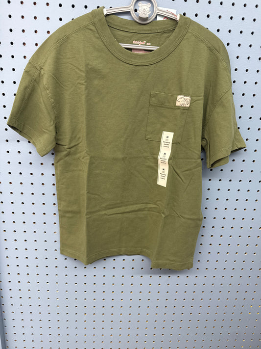 NWT Green Pocket T 8