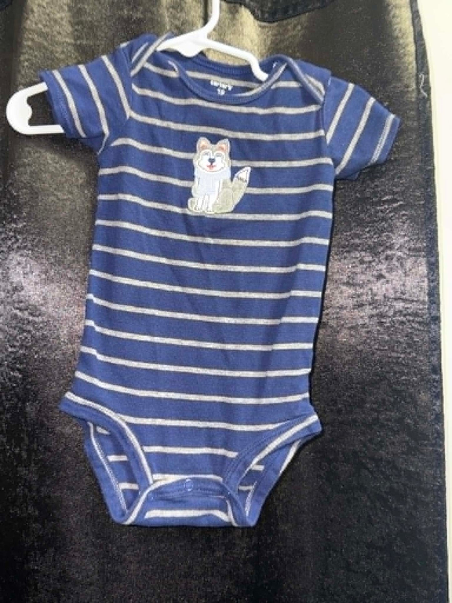 Wolf Onesie 12m