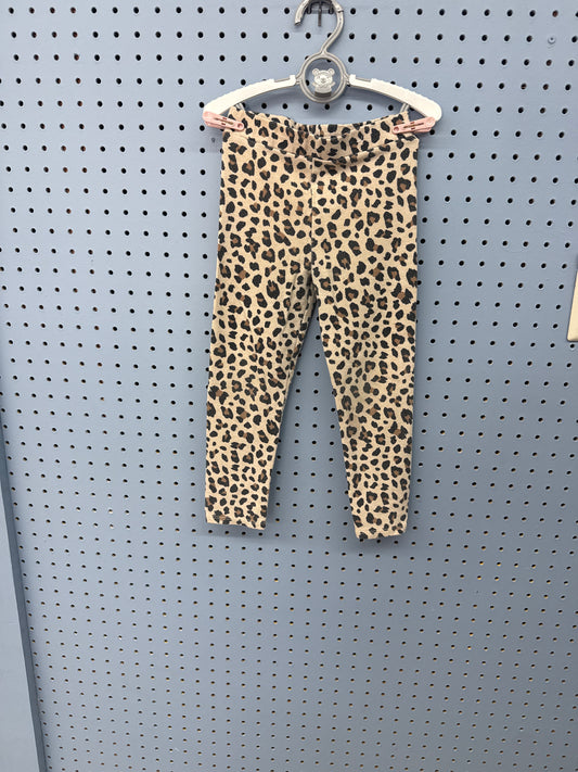 Cheetah Print Leggings 4T