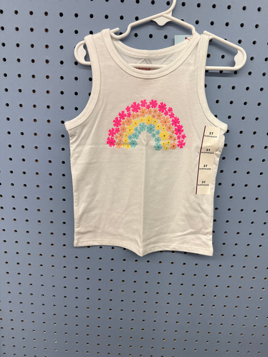 NWT Flower Tank Top 3T