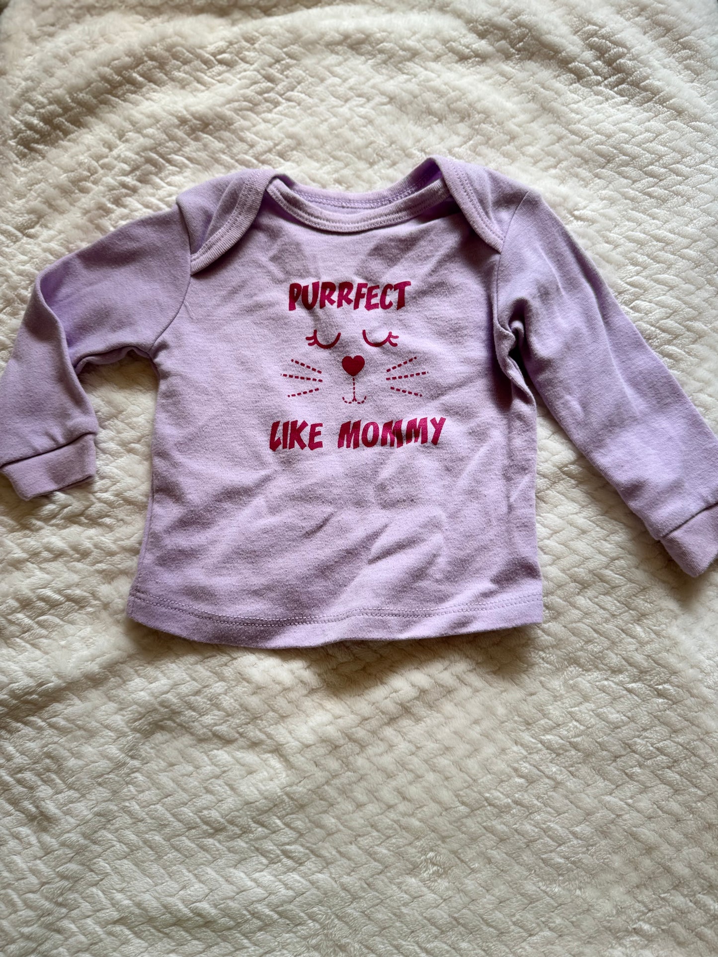 Girls long sleeve 6/9m