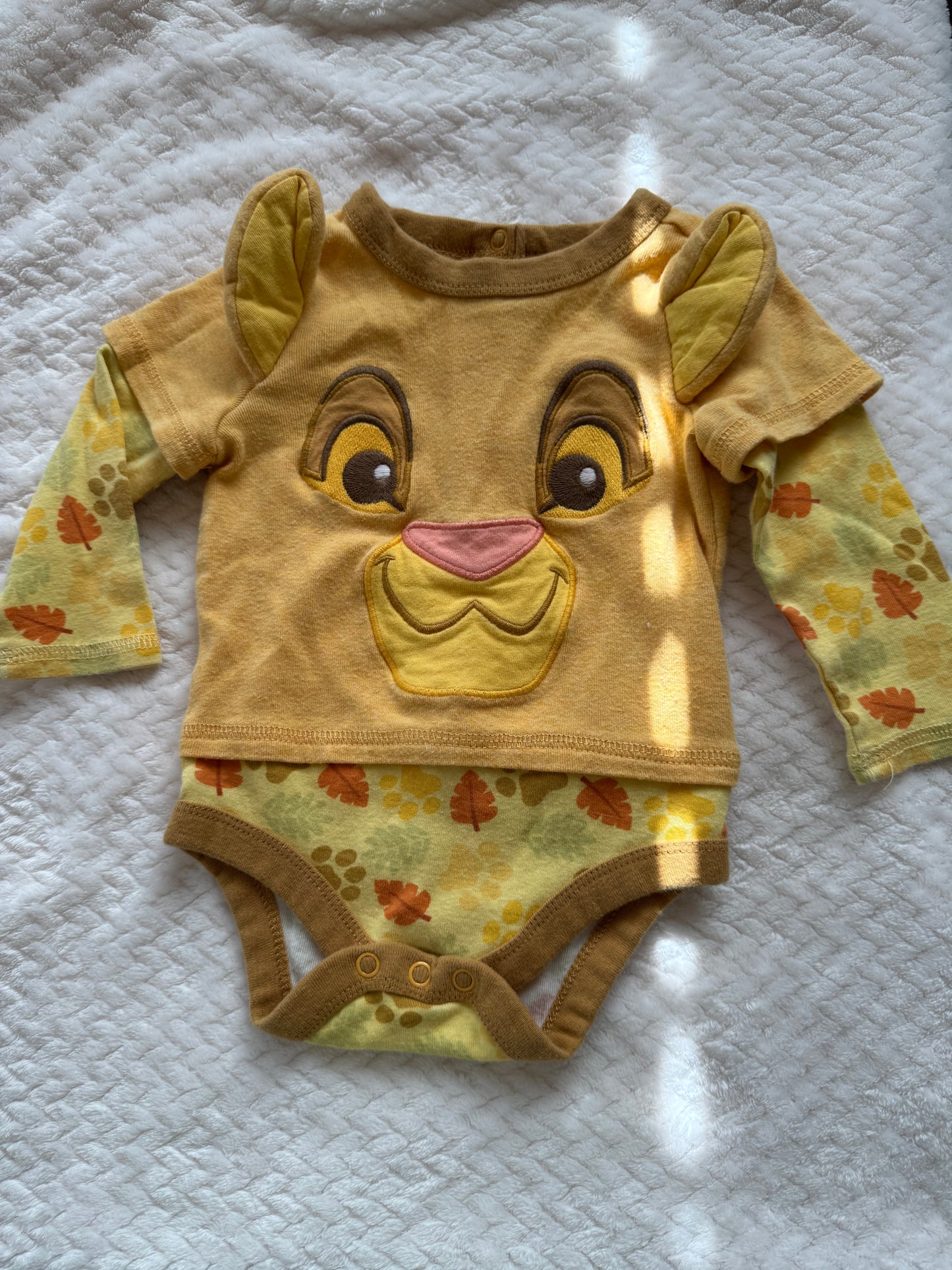 Character onesie 9/12m