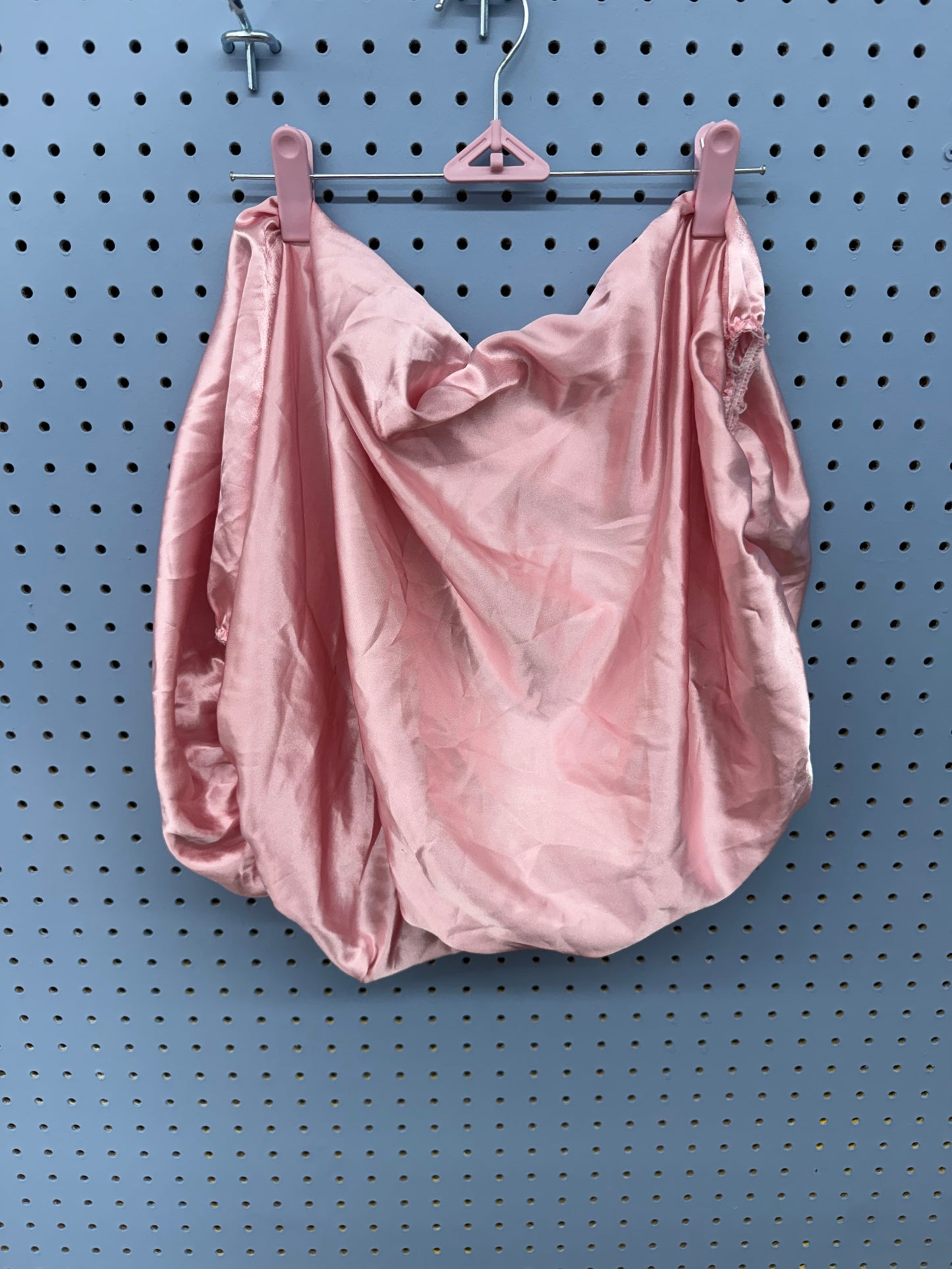 Pink Silk Bassinet Sheet