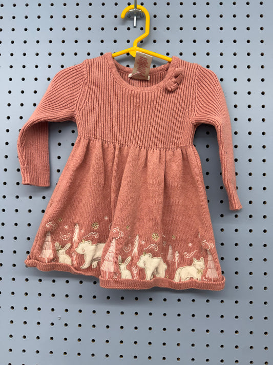 Pink Dress 12m