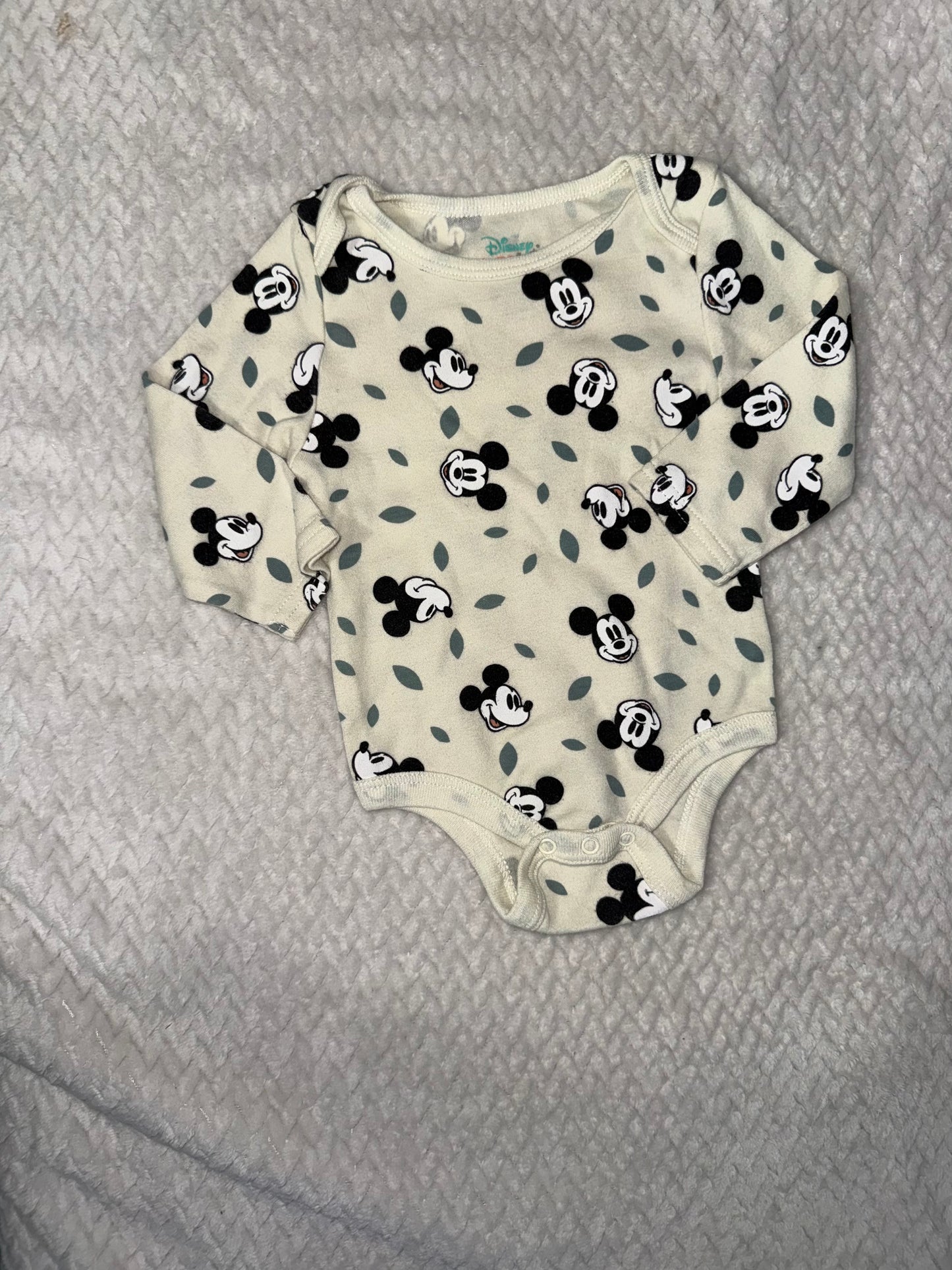 Mickey Mouse Onesie 6/9