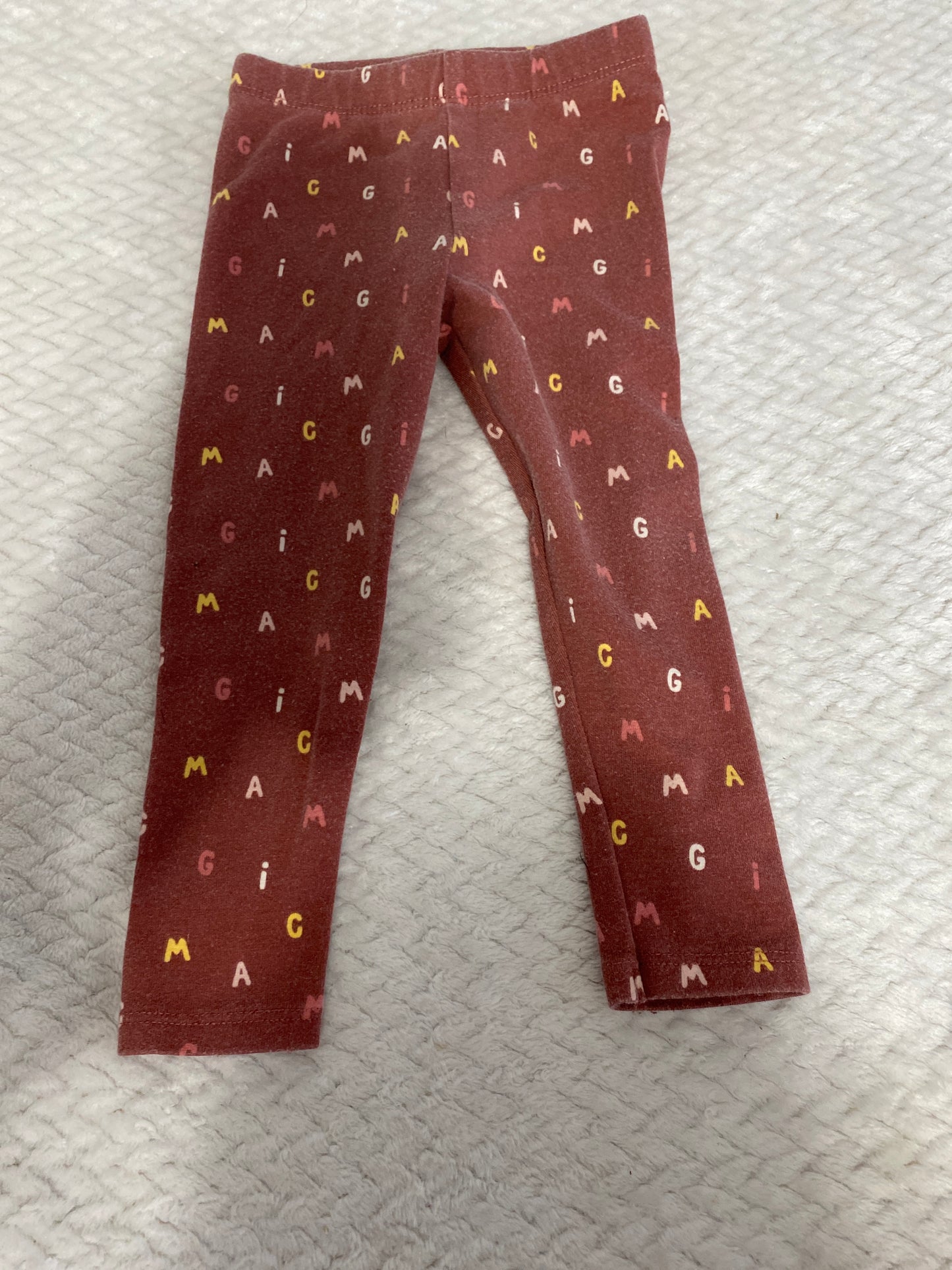 Letter pants 12m
